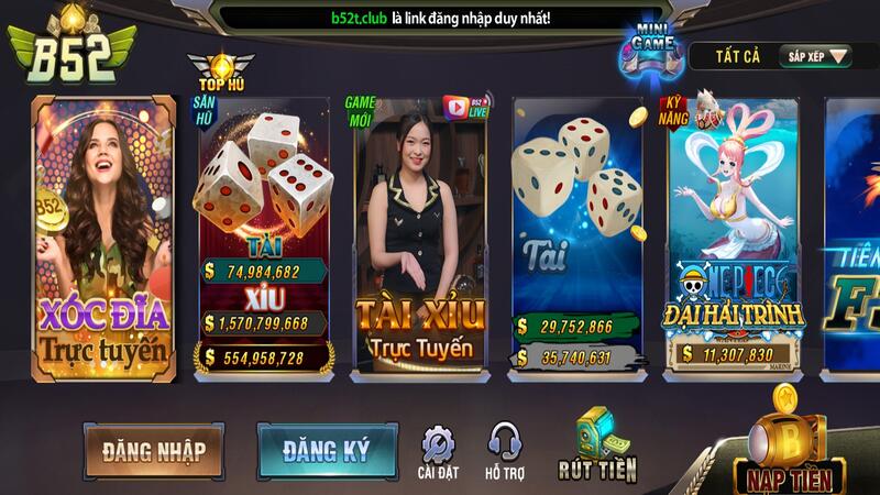 Cổng game bài B52 Game