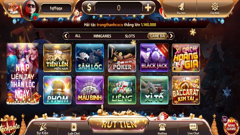 Game bài đổi thưởng Zowin
