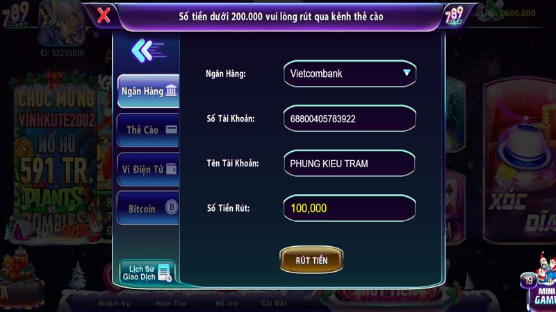 Tại sao không thể rút tiền 789 Club?