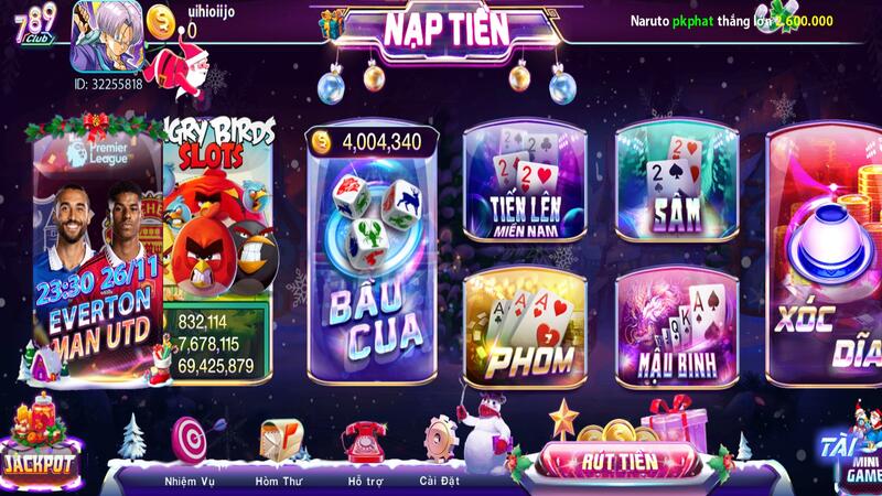 Trò chơi hot tại 789 Club